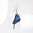 Ohrringe Graphium Weiskei, Blau Schwarz