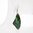 Earrings papilio bromius, Green Black